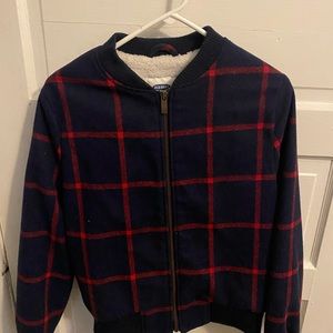 Super cute short plaid jacket